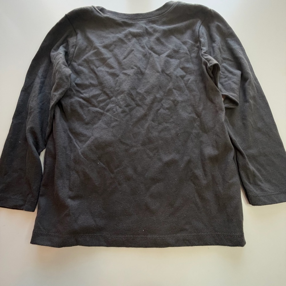 Garanimals Charcoal Long Sleeve Tee with Dinosaur Print - Picture 5 of 5